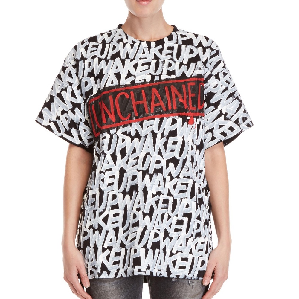 Faith Connexion “WAKE UP” printed T-shirt